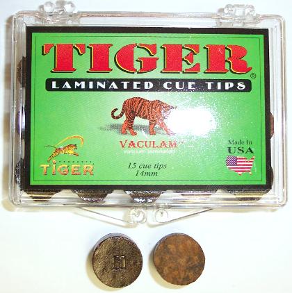 GENUINE TIGER LAMINATED HARD TIPS FOR $20.40  