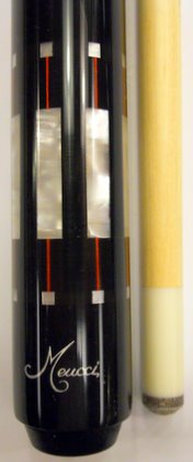 Meucci 97 10 / 9710   12.75mm Black Dot Pool Cue   Free 2x4 Case and 