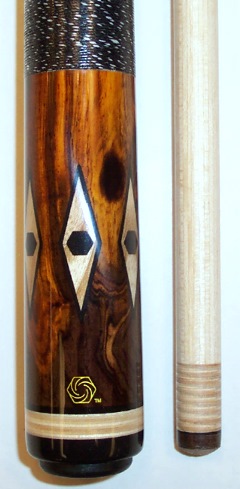   Model 208   Cocobolo with Linen Wrap   Shaft Choice   4 Styles  