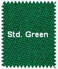 VELOCITY PRO ~ 7 BED CLOTH & RAILS ~ STANDARD GREEN  